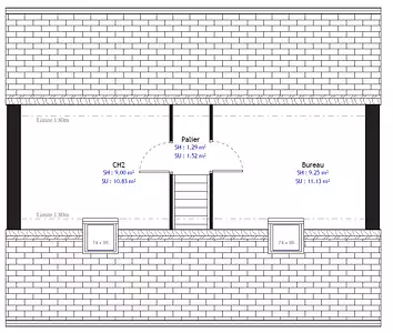 Maison neuve, 69,68 m²