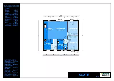 Maison neuve, 60 m²