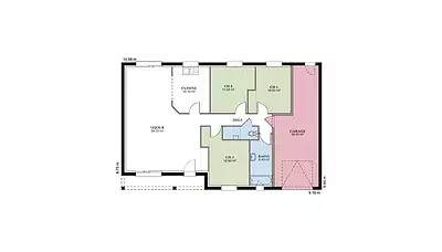 Maison neuve, 109 m²