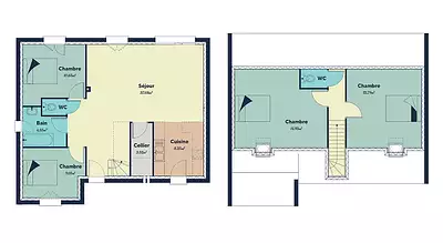 Maison neuve, 73 m²