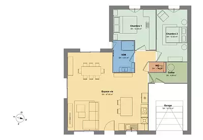 Maison neuve, 85 m²