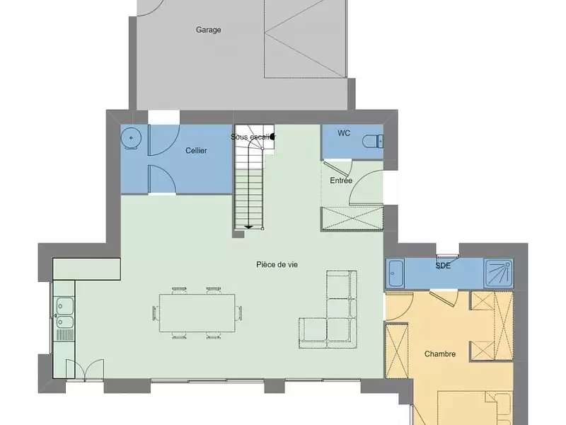 Maison neuve, 95 m² - La Chapelle-Chaussée (35630)