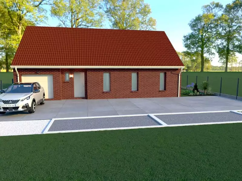 Maison neuve, 113 m² - Carvin (62220)