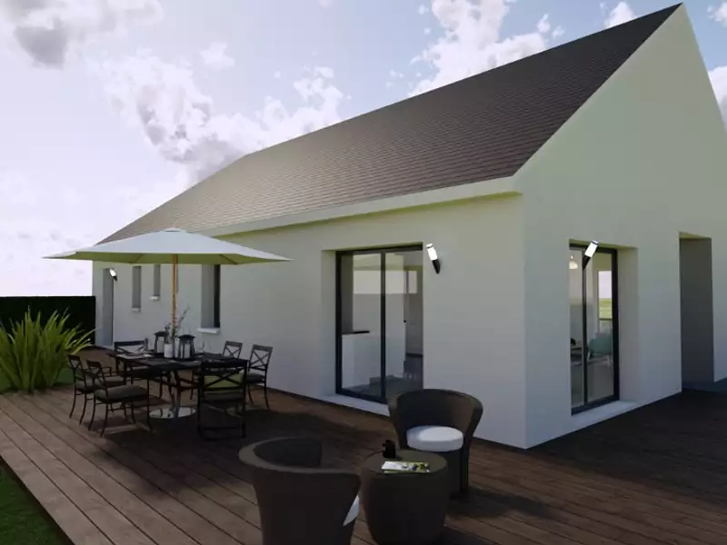 Maison neuve, 92 m² - Tauxigny-Saint-Bauld (37310)