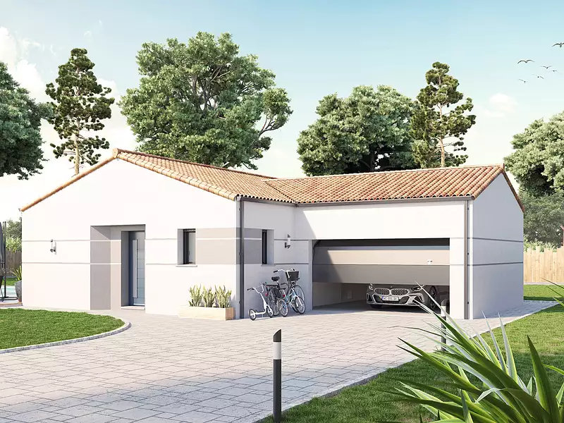 Maison neuve, 97 m² - Le Champ-Saint-Père (85540)