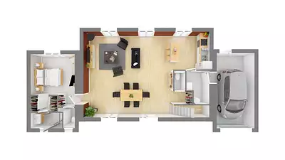 Maison neuve, 145 m²