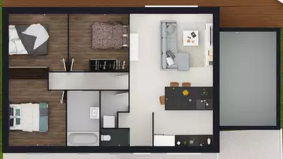 Maison neuve, 73 m²