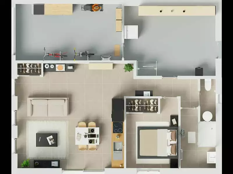 Maison neuve, 50 m² - Sainte-Hermine (85210)