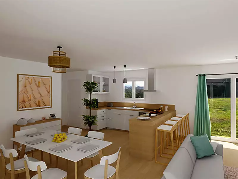 Maison neuve, 94 m² - Saint-Maurice-les-Brousses (87800)