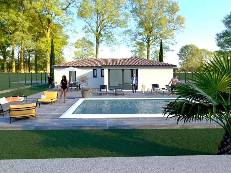 Maison neuve, 90 m² - Villeneuve-Minervois (11160)