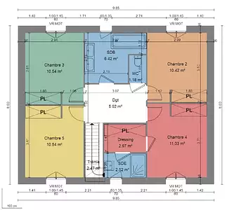 Maison neuve, 124 m²