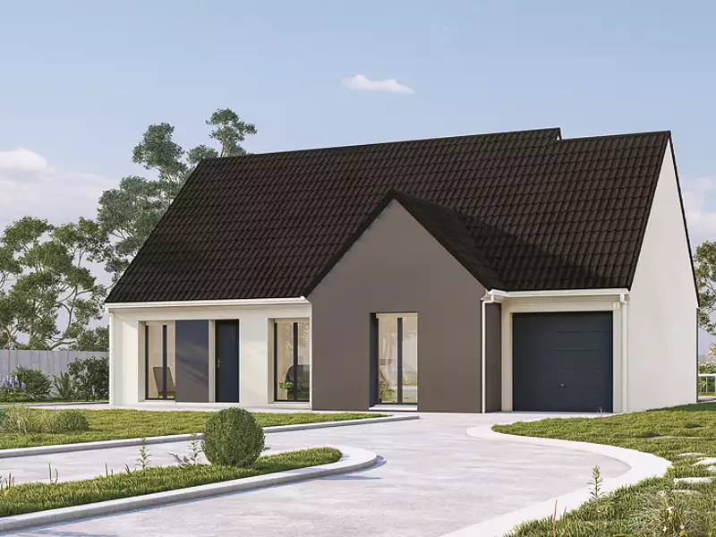 Maison neuve, 87 m² - Péroy-les-Gombries (60440)