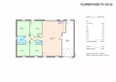 Maison neuve, 80 m²