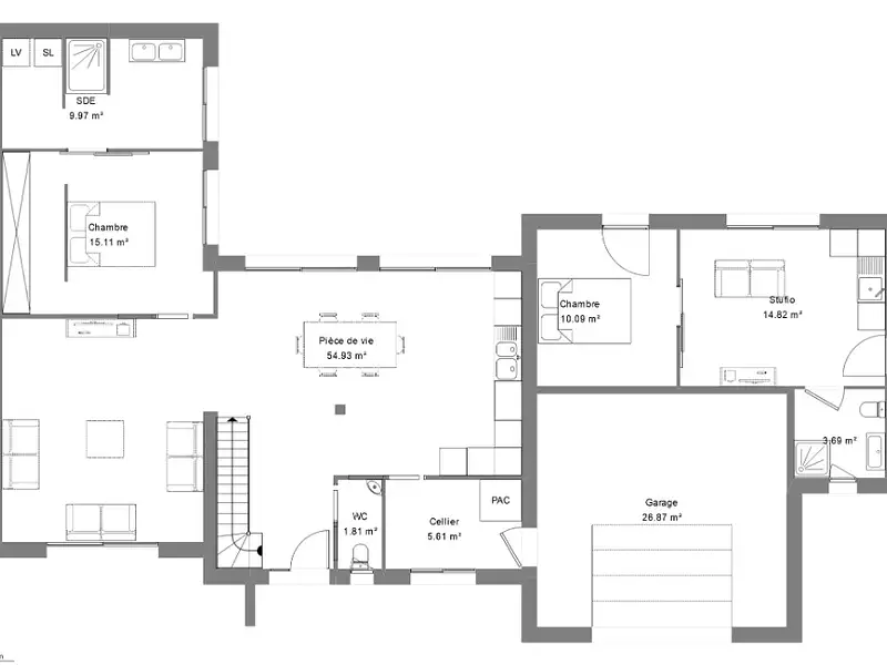 Maison neuve, 170 m² - Vignoux-sur-Barangeon (18500)