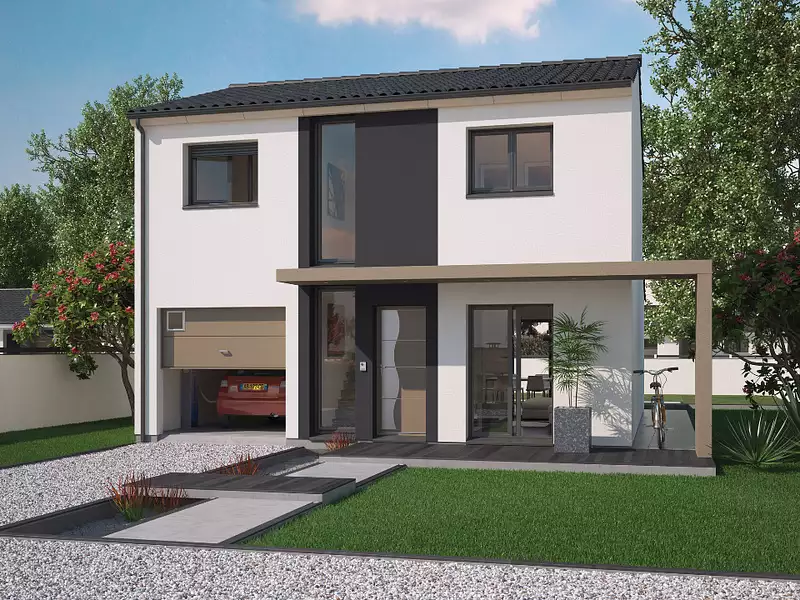 Maison neuve, 78 m² - Saint-Aubin-de-Médoc (33160)