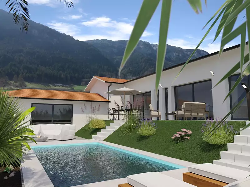 Maison neuve, 140 m² - Bizonnes (38690)