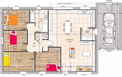 Maison neuve, 99 m²