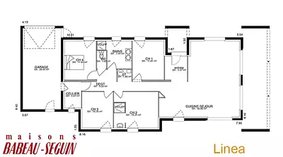 Maison neuve, 125 m²