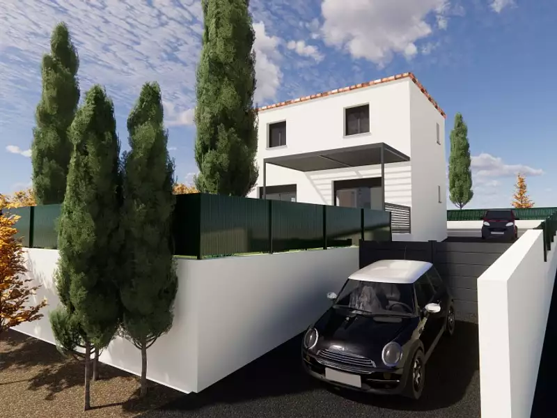Maison neuve, 90 m² - Saint-Vincent-de-Barbeyrargues (34730)
