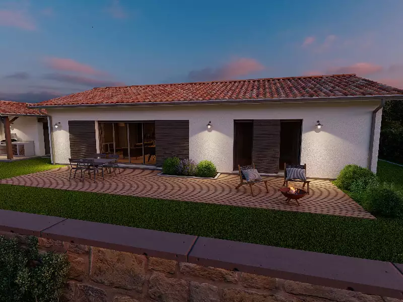 Maison neuve, 100 m² - Chaniers (17610)