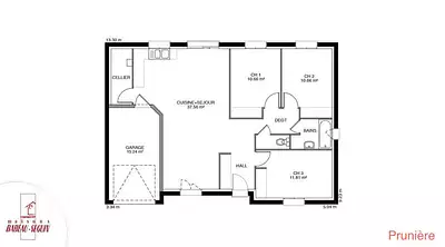 Maison neuve, 71 m²