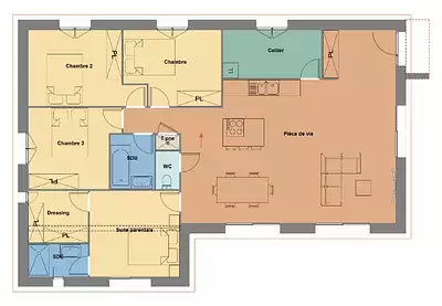 Maison neuve, 80 m²