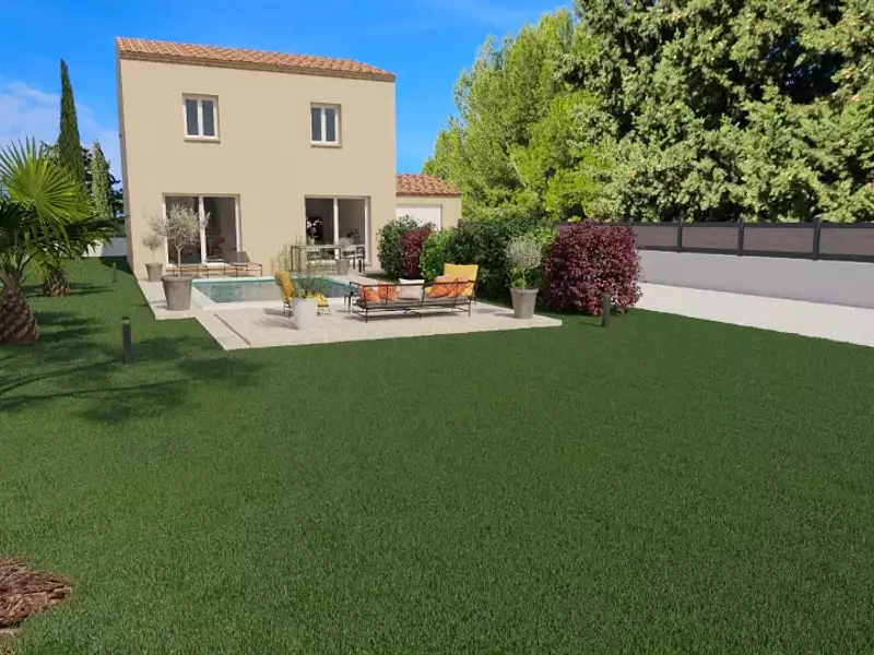 Maison neuve, 90 m² - Grambois (84240)