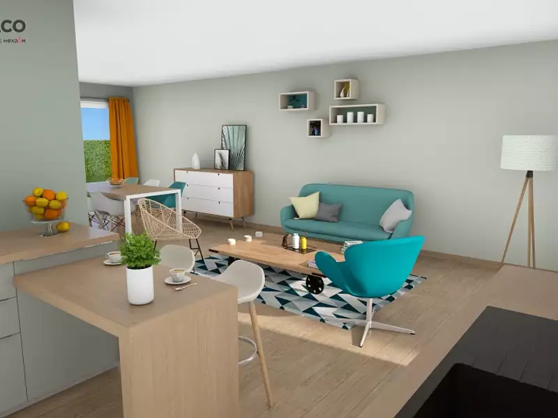 Maison neuve, 118 m² - Saint-Martin-aux-Chartrains (14130)
