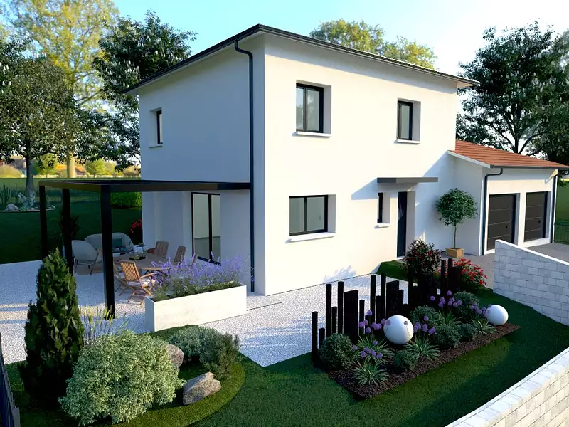 Maison neuve, 110 m² - Bressolles (01360)