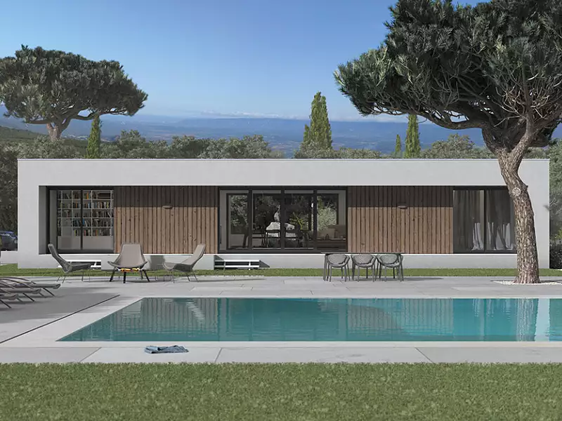 Maison neuve, 95 m² - Saint-Etienne-de-Tulmont (82410)