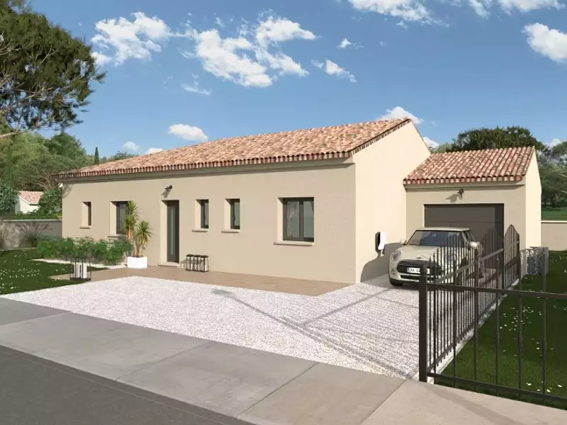 Maison neuve, 102 m² - Connaux (30330)