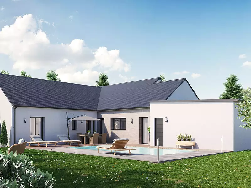 Maison neuve, 139 m² - Les Garennes sur Loire (49610)