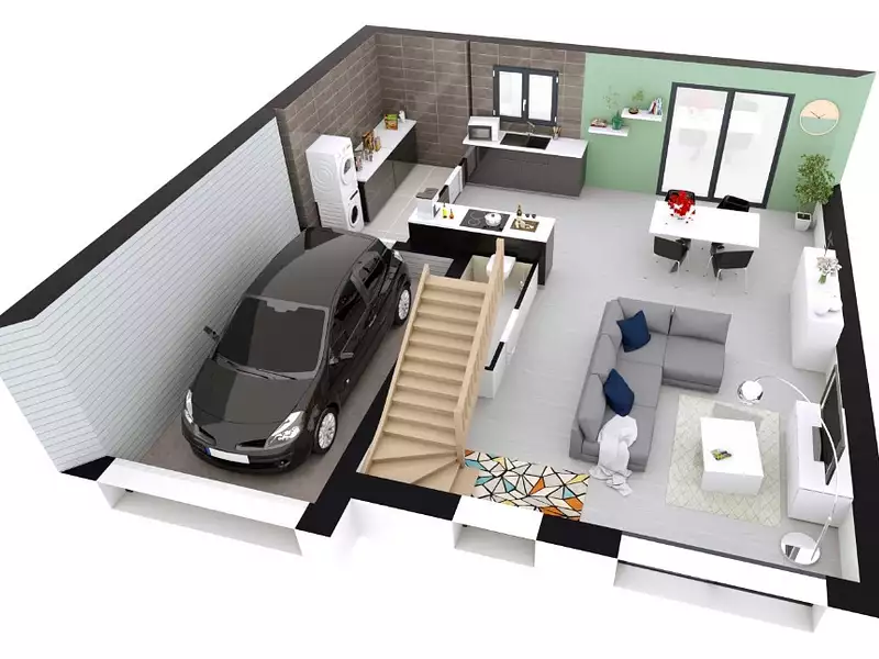 Maison neuve, 81 m² - Pont-l'Evêque (14130)