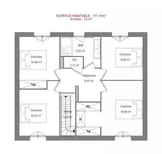 Maison neuve, 111 m²