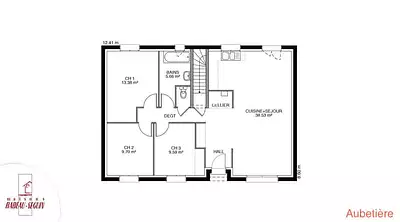 Maison neuve, 59 m²