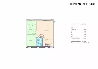 Maison neuve, 50 m²