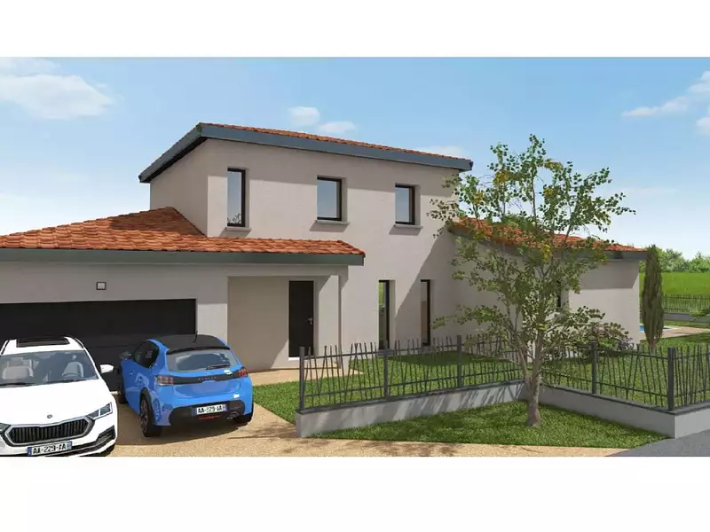 Maison neuve, 120 m² - Saint-Laurent-de-Mure (69720)