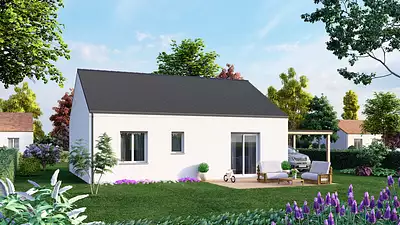 Maison neuve, 63,44 m²