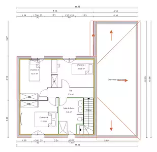 Maison neuve, 107 m²