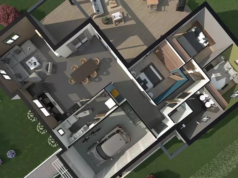 Maison neuve, 100 m² - Recques-sur-Course (62170)