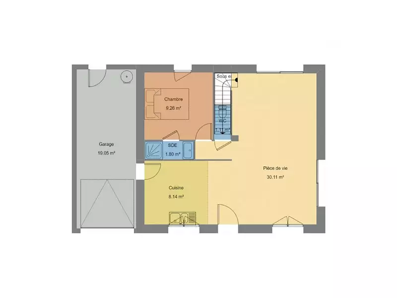 Maison neuve, 117 m² - Ploemeur (56270)