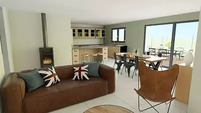 Maison neuve, 100 m²