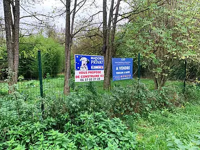 Terrain à bâtir, 400 m²