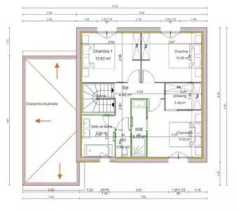 Maison neuve, 100 m²
