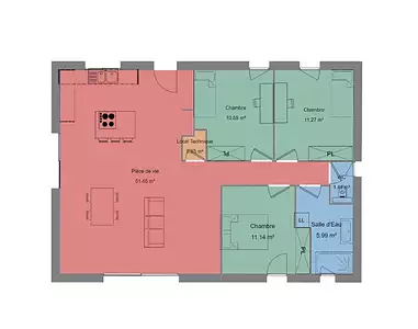 Maison neuve, 90 m²