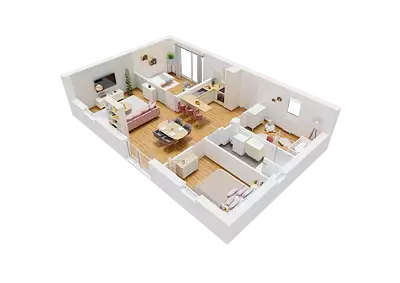 Maison neuve, 77 m²