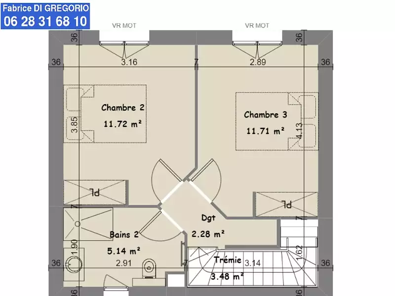 Maison neuve, 95 m² - Bagnols-en-Forêt (83600)