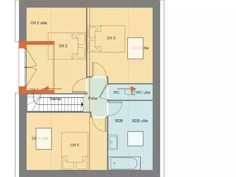 Maison neuve, 105 m² - Brest (29200)