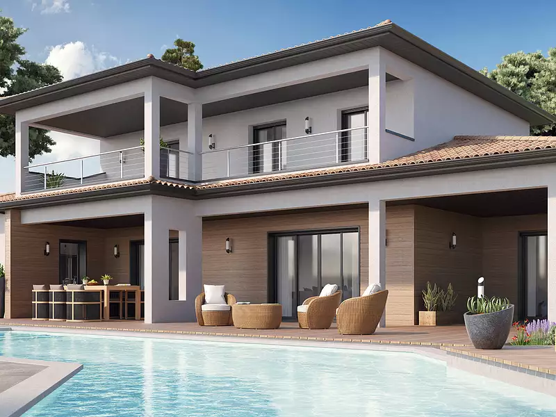 Maison neuve, 180 m² - Tabanac (33550)