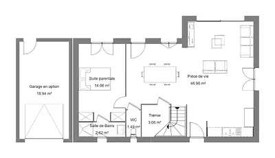 Maison neuve, 96 m²